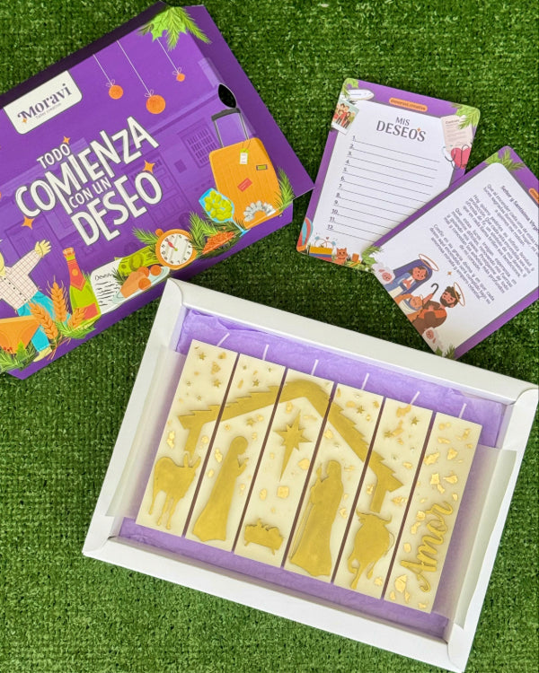 Kit de velas pesebre para navidad
