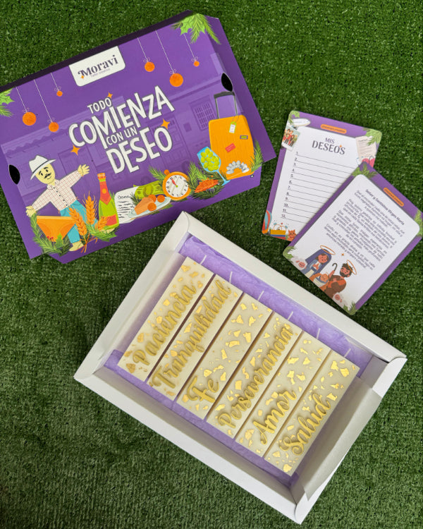 Kit de velas con deseos para el Año Nuevo