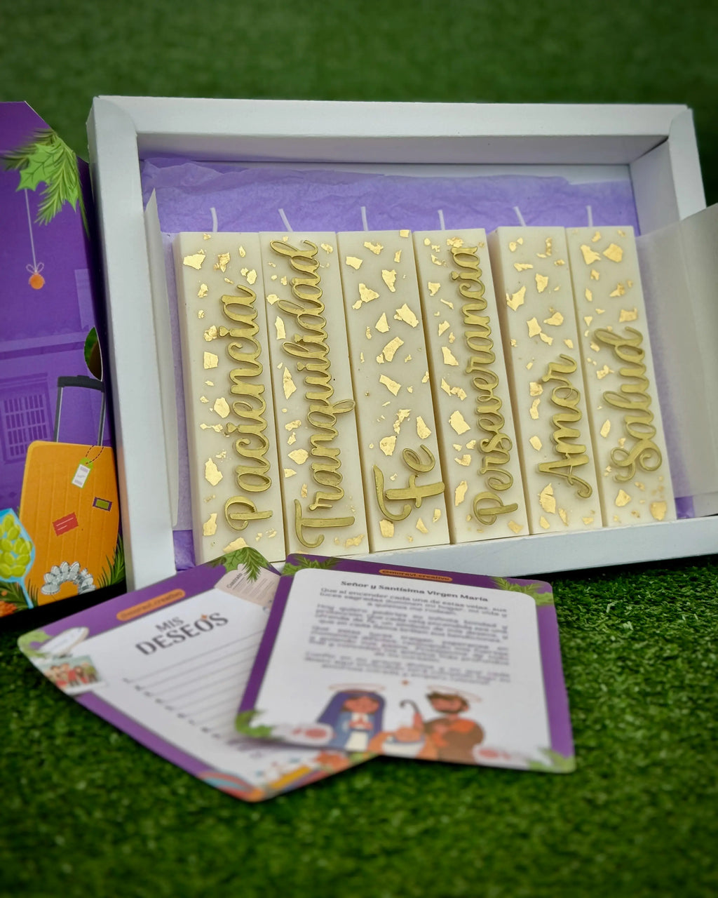 Kit de velas con deseos para el Año Nuevo