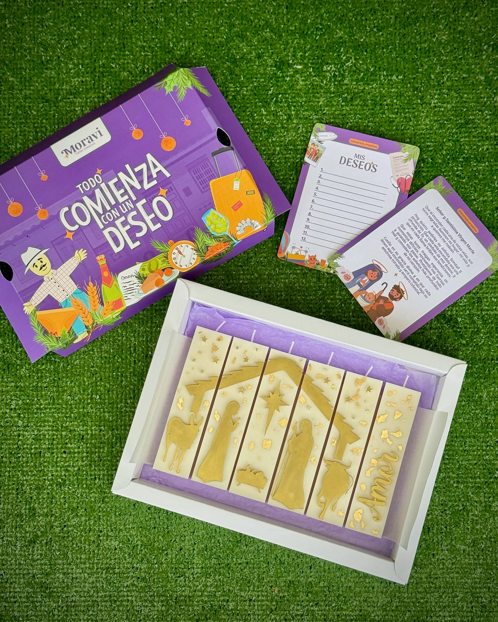 Kit de velas pesebre para navidad